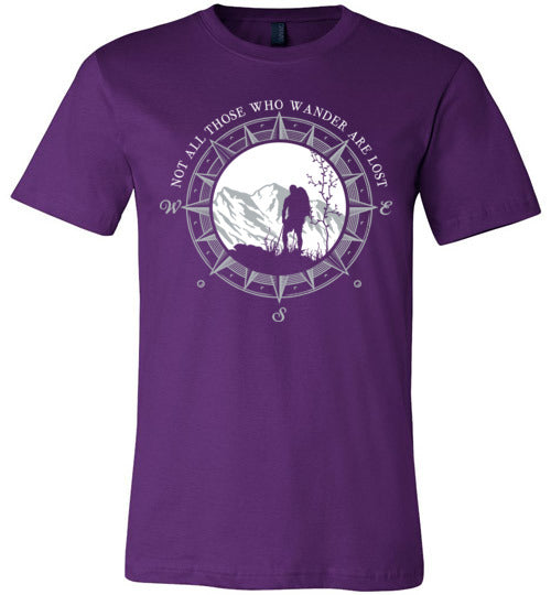 Hiking Not All Those Who Wander Are Lost Canvas