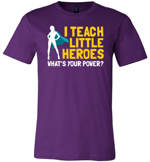 Teach Little Heroes Canvas