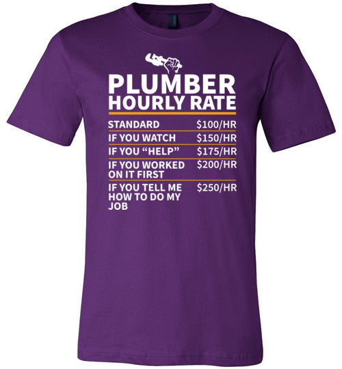 Plumber Hourly Rate Canvas