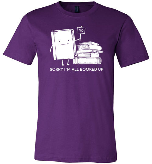 Sorry Booked Up Reading Canvas