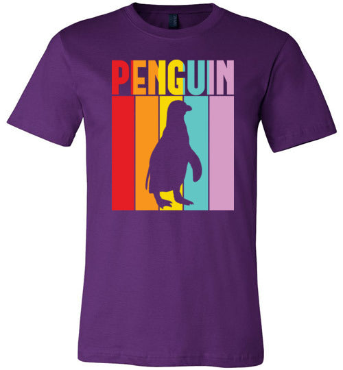 Retro Penguin Canvas