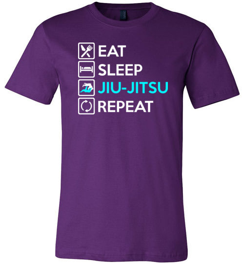 Eat Sleep Jiu-Jitsu Canvas