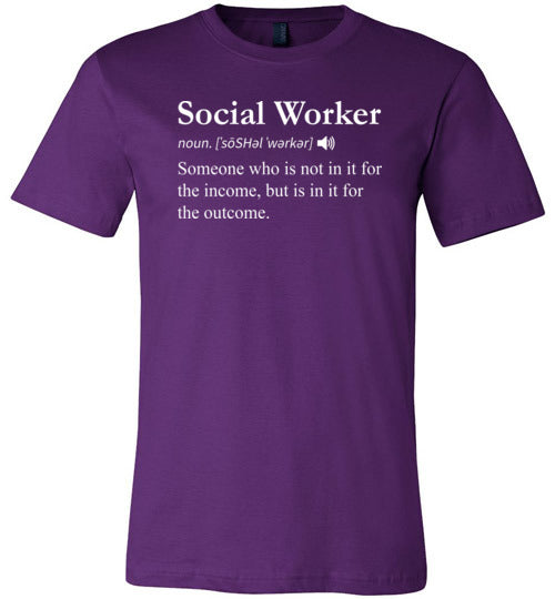 Social Worker Definition Canvas
