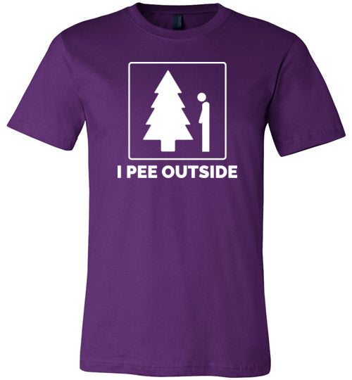 I Pee Outside Canvas