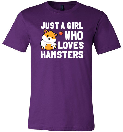 Just a girl Who Loves Hamsters Canvas