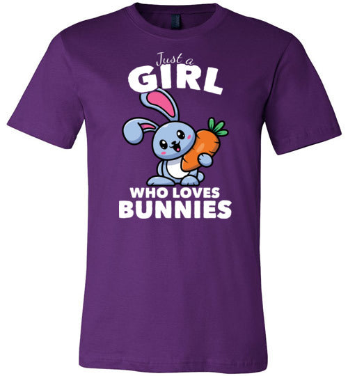 Just a Girl Who Loves Bunnies Canvas