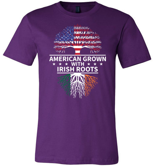 American Grown With Irish Roots Canvas