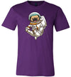 Pug In Space Canvas