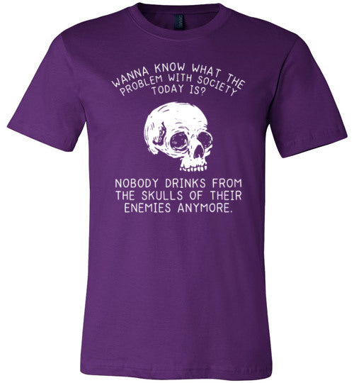 Drink From Skulls Canvas