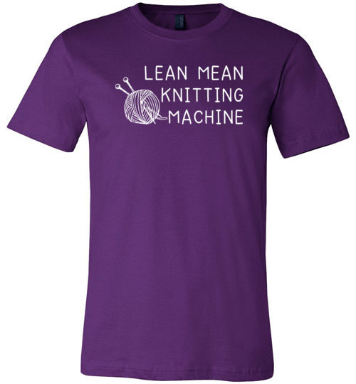 Lean Mean Knitting Machine Canvas