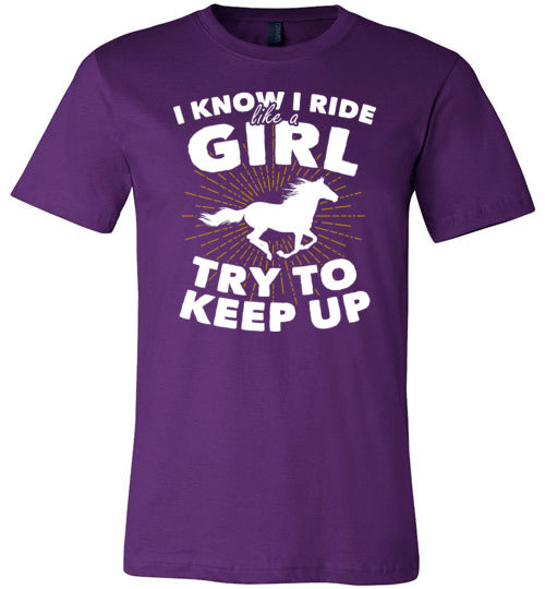 Horse Ride Like A Girl Canvas