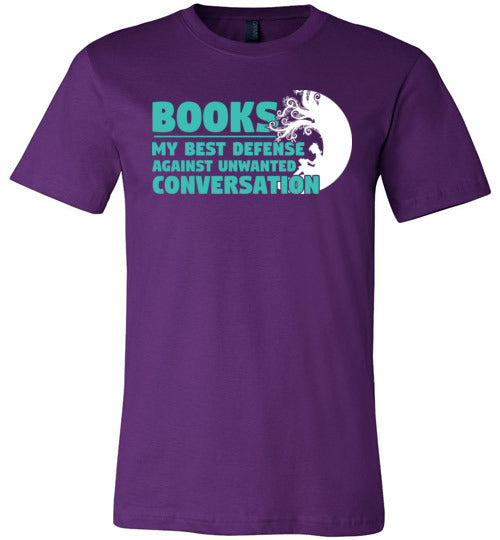 Books Unwanted Conversation Canvas