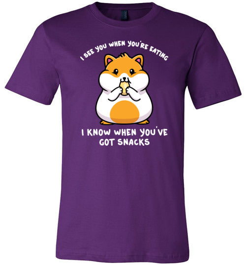 Hamster Know When You Got Snacks Canvas