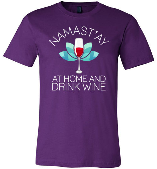 Namastay Wine Canvas