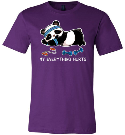 Panda My Everything Hurts Canvas