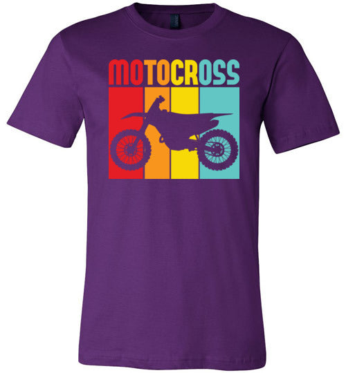 Motocross Retro Canvas