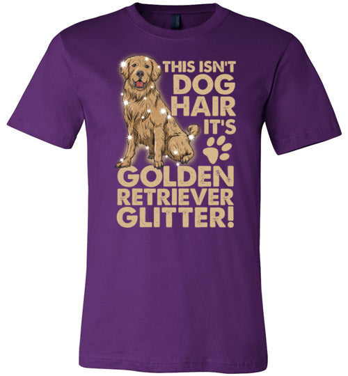 Golden Retriever Glitter Canvas