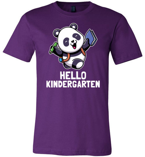 Panda Hello Kindergarten Canvas