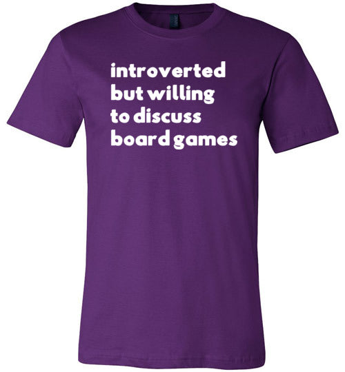 Introverted But Willing To Discuss Board Games Canvas