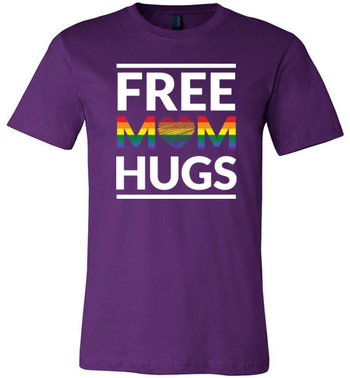 Free Mom Hugs LGBT Canvas