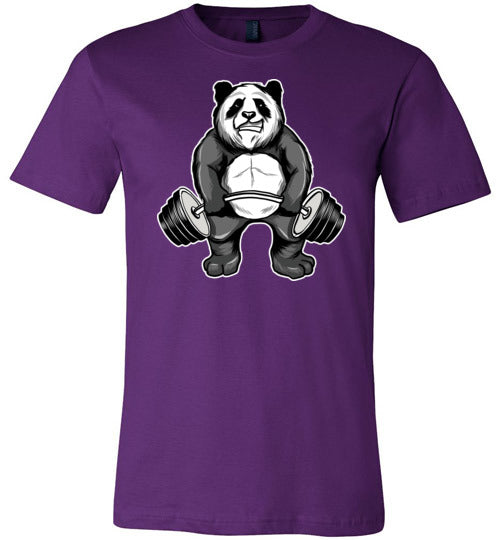 Strong Panda Weightlifting Gym Canvas