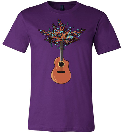 Guitar Music Tree Canvas