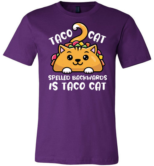 Taco Cat Spelled Backwards Canvas