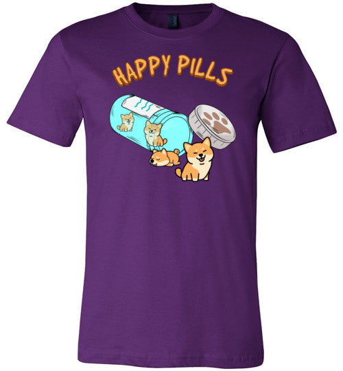 Happy Pills Shiba Inu Canvas