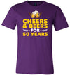 Cheers Beers 50 Years Canvas