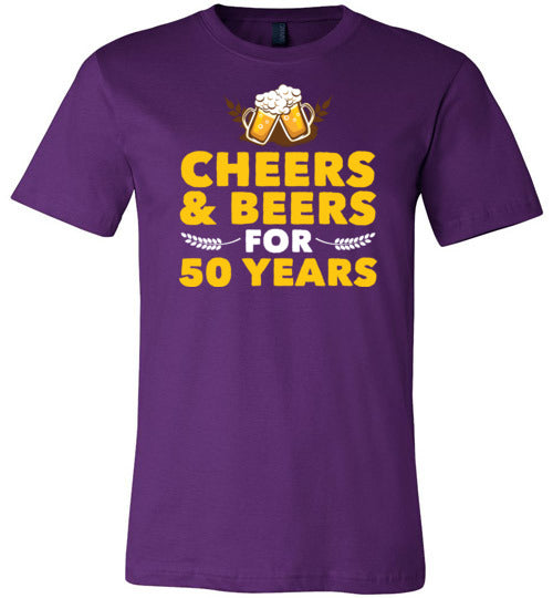 Cheers Beers 50 Years Canvas