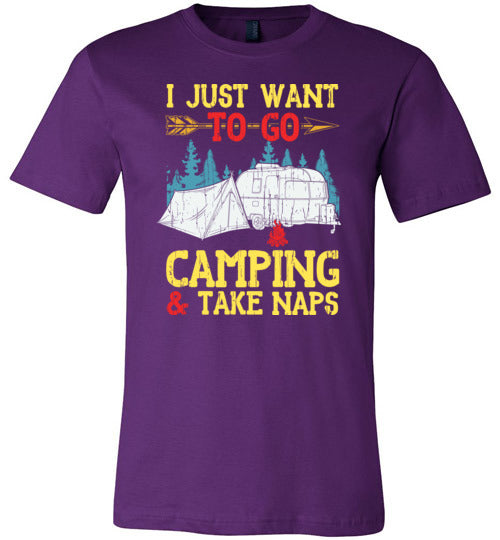 Camping and Naps Canvas