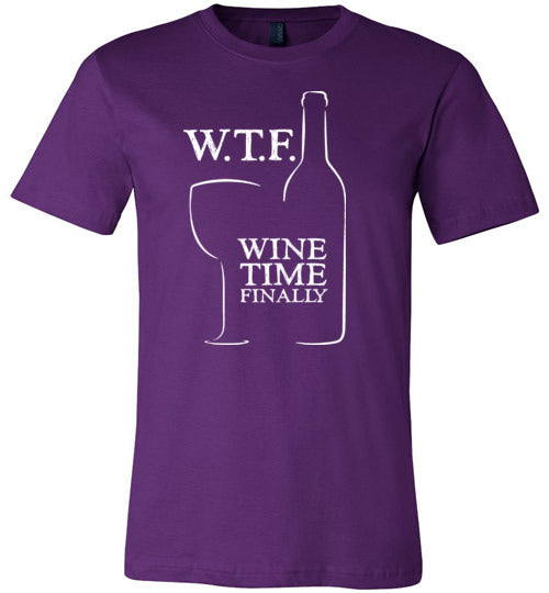 Wine Time Finally Canvas