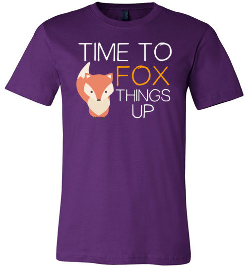 Fox Things Up Canvas