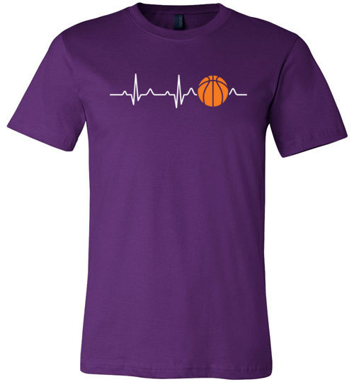Basketball Heartbeat Canvas