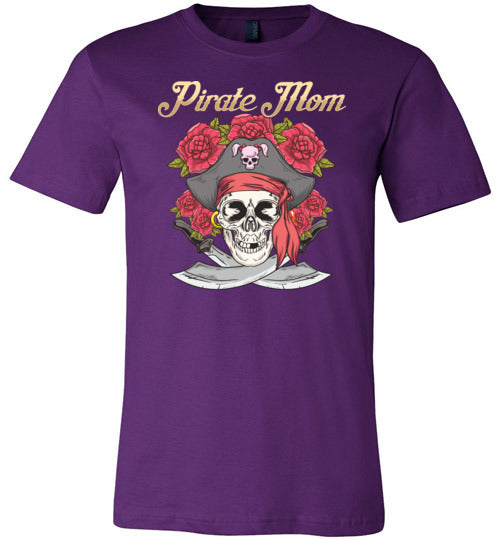 Pirate Mom Fancy Canvas