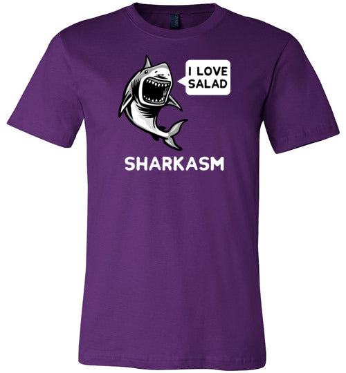 Sharkasm Love Salad Canvas
