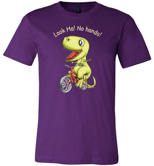 T-Rex Bike Look Ma No Hands Canvas