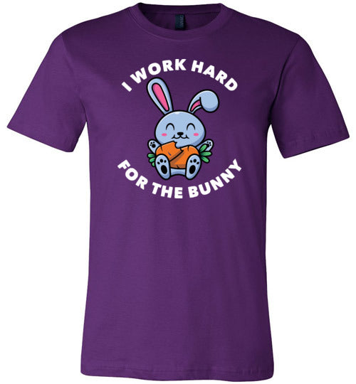 Work Hard For The Bunny Canvas