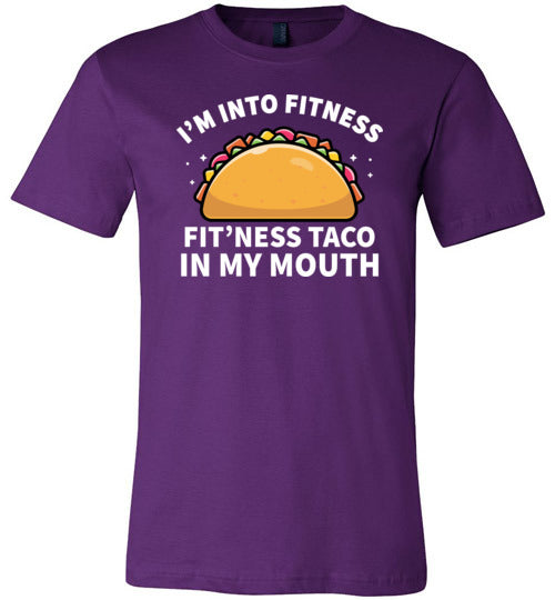 Fitness Taco In My Mouth Canvas