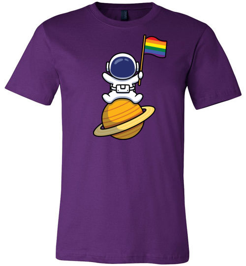 Astronaut LGBT Flag Canvas