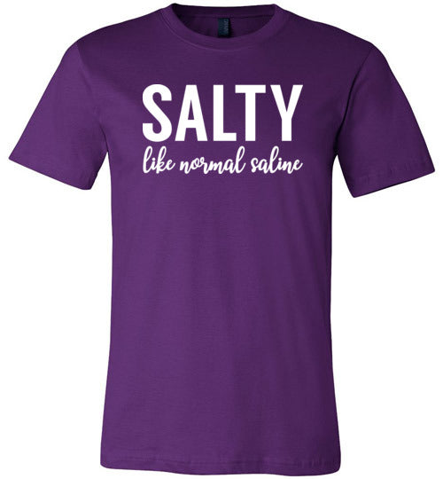 Salty Like Normal Saline Canvas