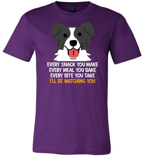 Border Collie Every Snack Canvas