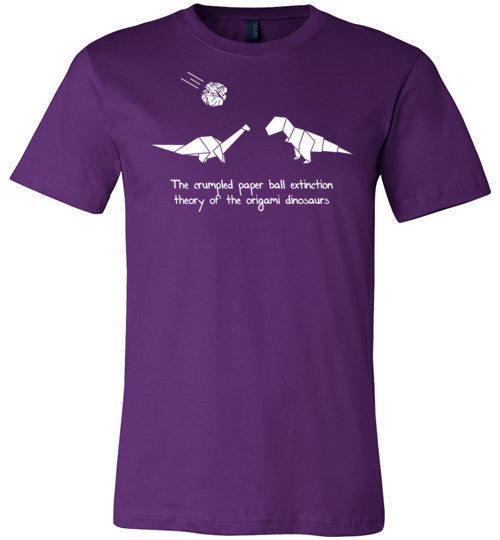 Crumpled Ball Origami Dinosaurs Canvas