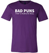 Bad Puns Eye Roll Canvas