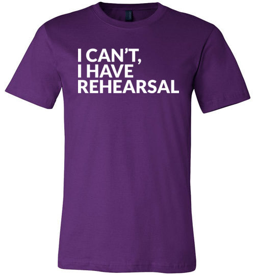 I Cant I Have Rehearsal Canvas