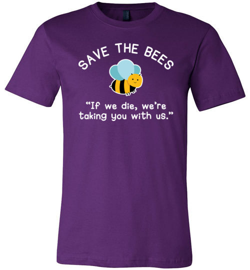 Save The Bees Taking You With Us Canvas