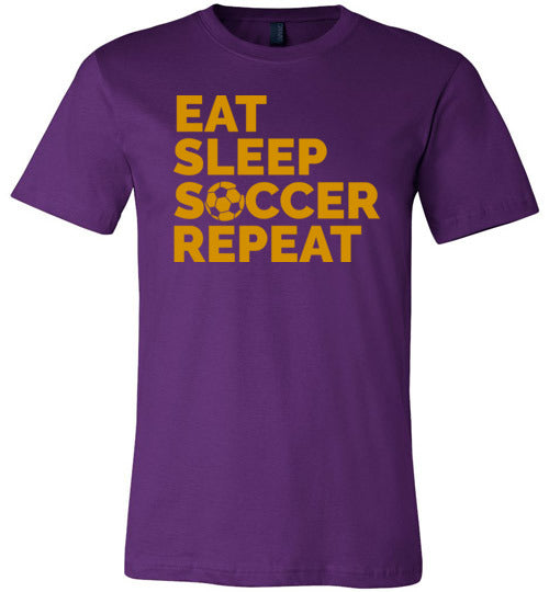 Eat Sleep Soccer Repeat Canvas