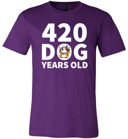 420 Dog Years Old Canvas