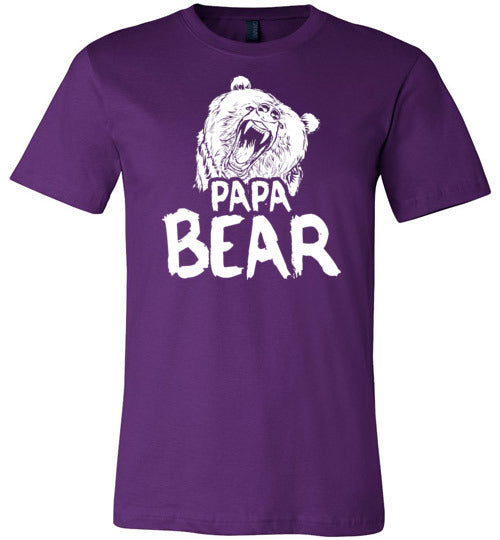 Fierce Papa Bear Canvas