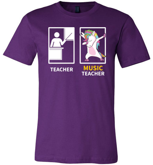 Dabbing Music Teacher Canvas
